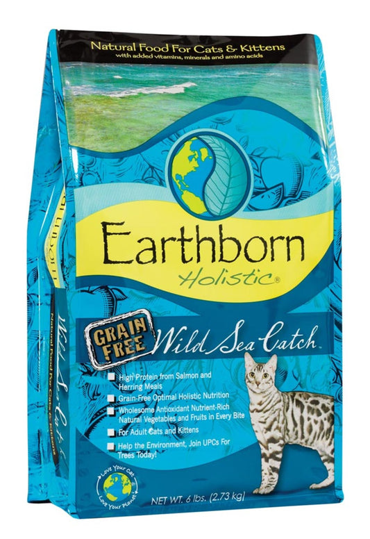 Earthborn Holistic Wild Sea Catch Grain Free Dry Cat Food 1ea/5 lb