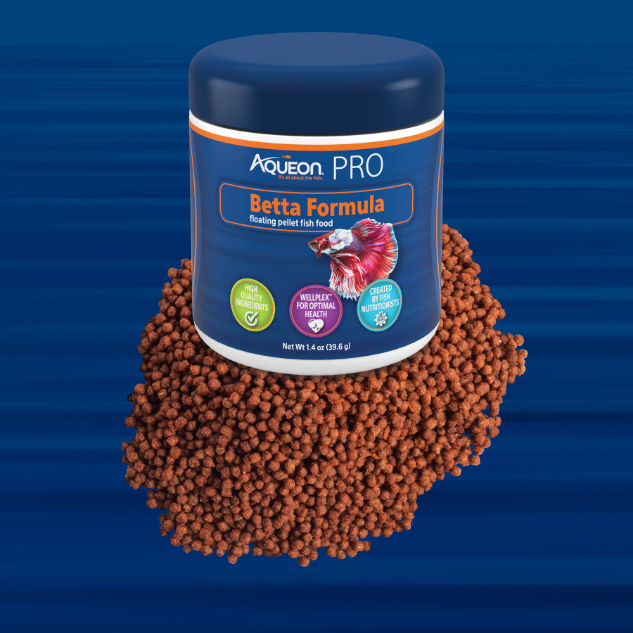 Aqueon PRO Pellet Fish Food Betta Formula, 1ea/1.4 oz