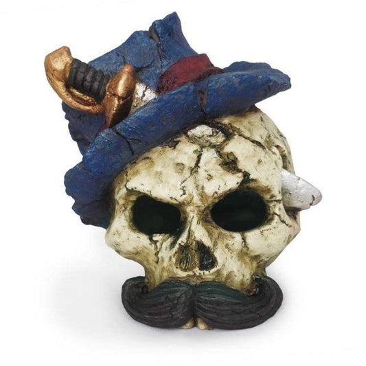 Weco Products Wecorama Catacombs Battle Skull Aquarium Ornament Multi-Color, 1ea