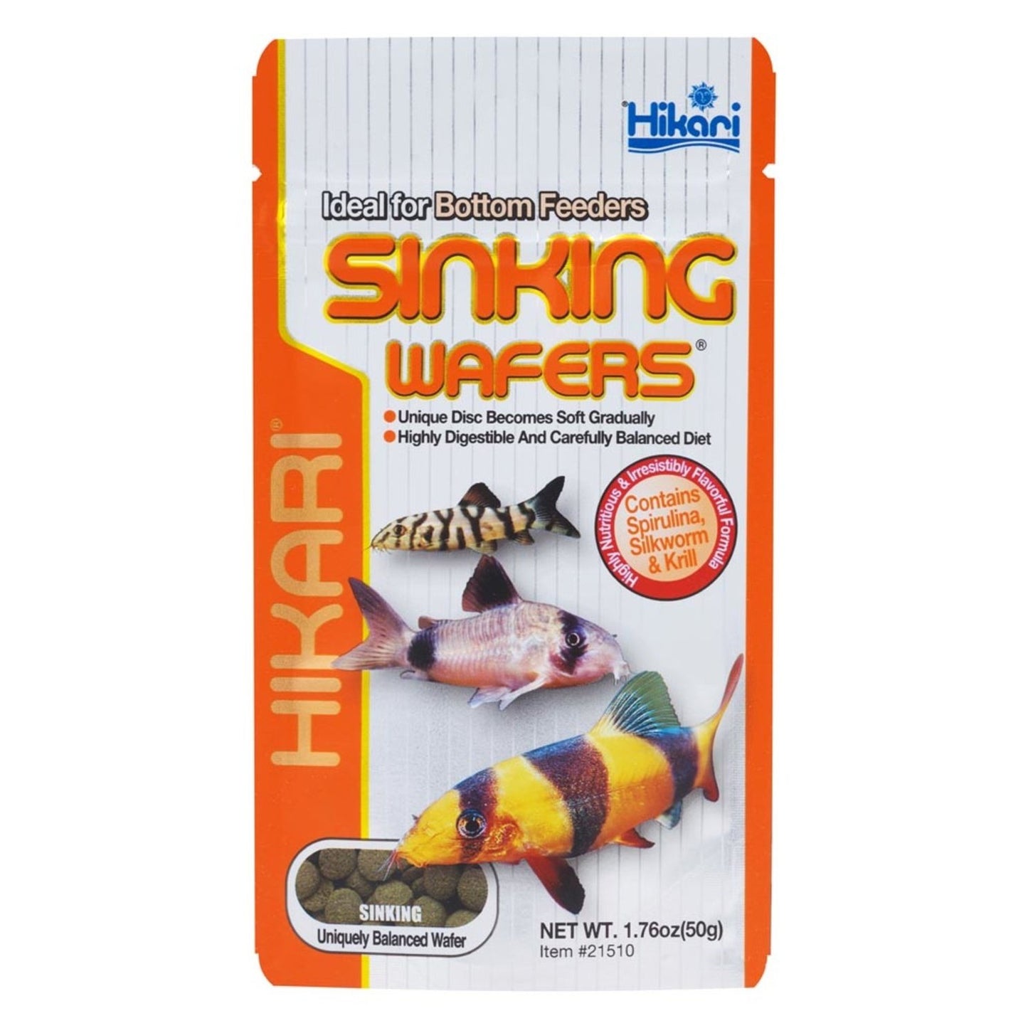 Hikari USA Sinking Wafers Rapidly Sinking Wafer Fish Food 1ea/1.76 oz