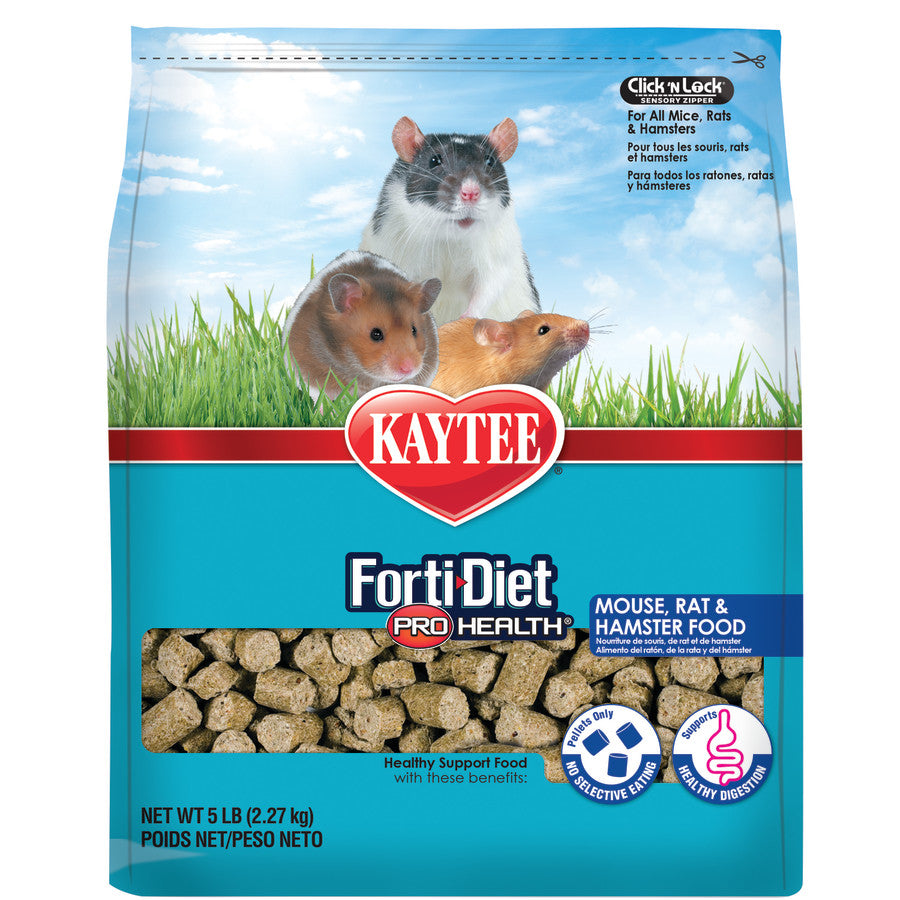 Kaytee Pro Health Mouse, Rat, and Hamster Food 1ea/5 lb