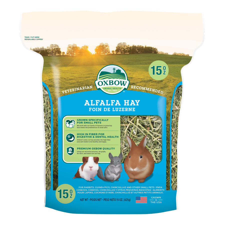 Oxbow Animal Health Alfalfa Hay Small Animal Treat 1ea/15 oz