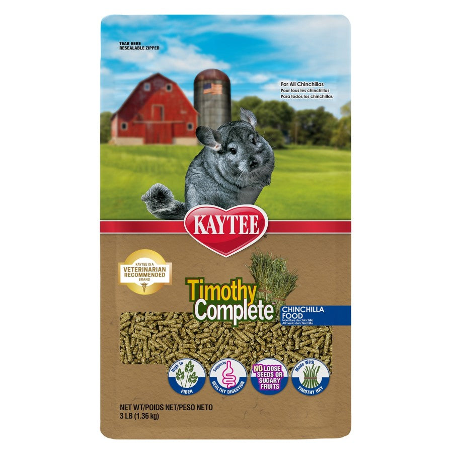 Kaytee Timothy Complete Chinchilla Food 1ea/3 lb