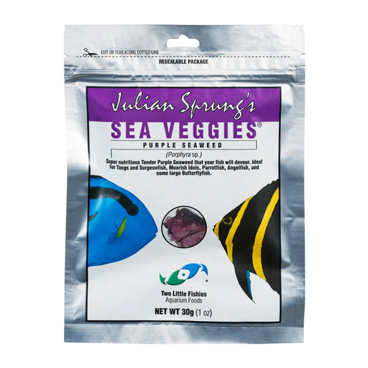 Two Little Fishies Julian Sprung's Seaveggies Purple Seaweed Fish Food 1ea/1 oz