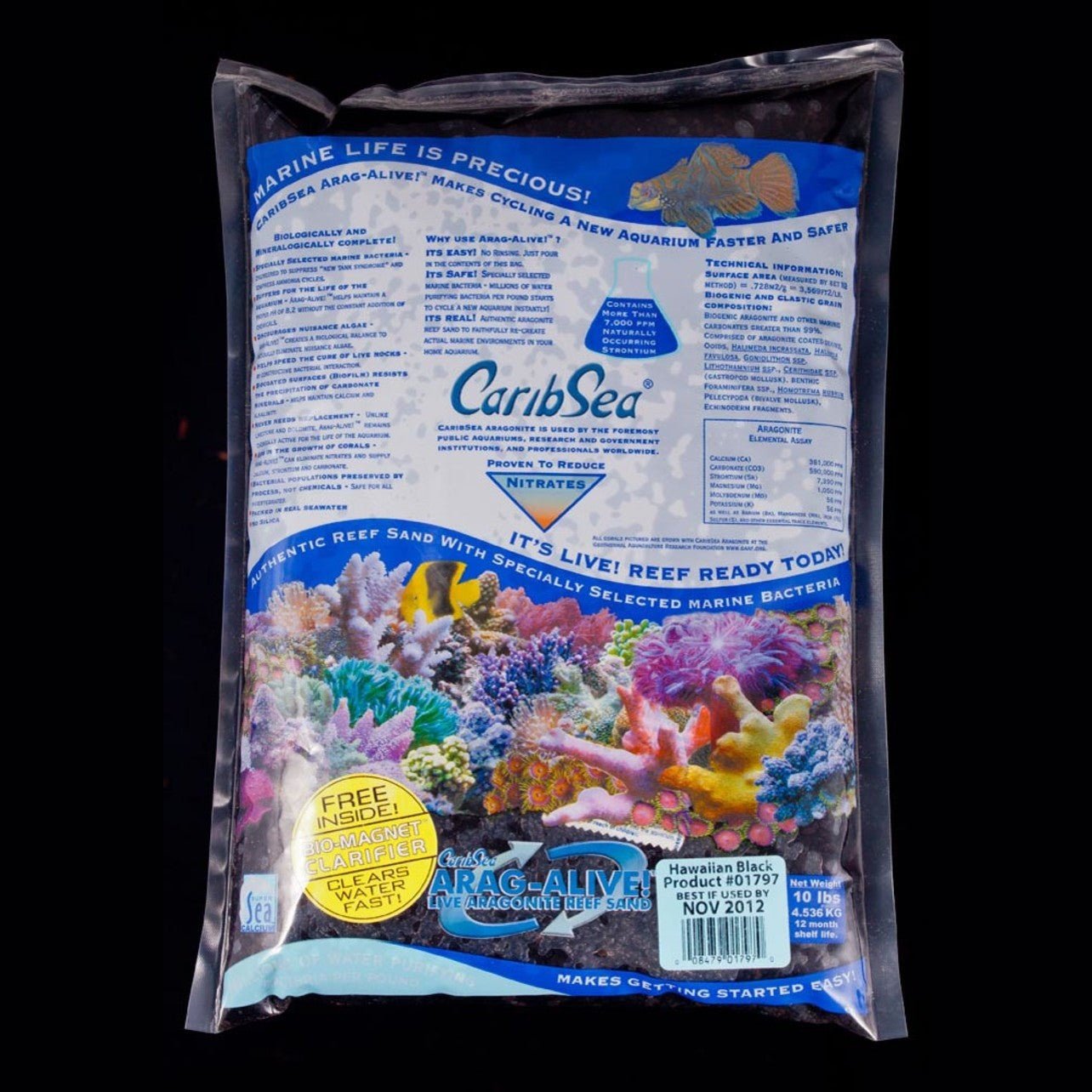 CaribSea Arag-Alive Hawaiian Aquarium Sand 1ea/10 lb