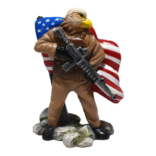 Hikari USA American Hero Series Combat Eagle Resin Ornament 1ea/4 in