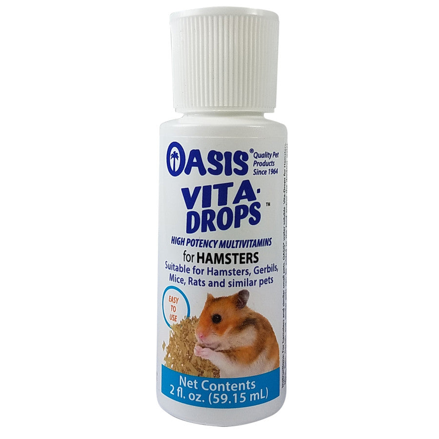 Oasis Vita-Drops High Potential Daily Multivitamin for Hamsters & Pocket Pets 1ea/2 fl oz