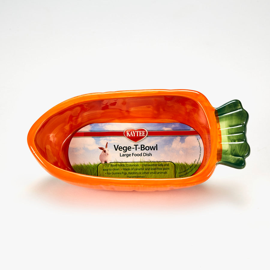 Kaytee Vege-T-Bowl Carrot, 1ea/7.5 in