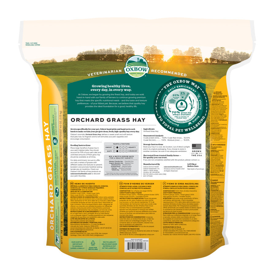 Oxbow Animal Health Orchard Grass Hay 1ea/40 oz