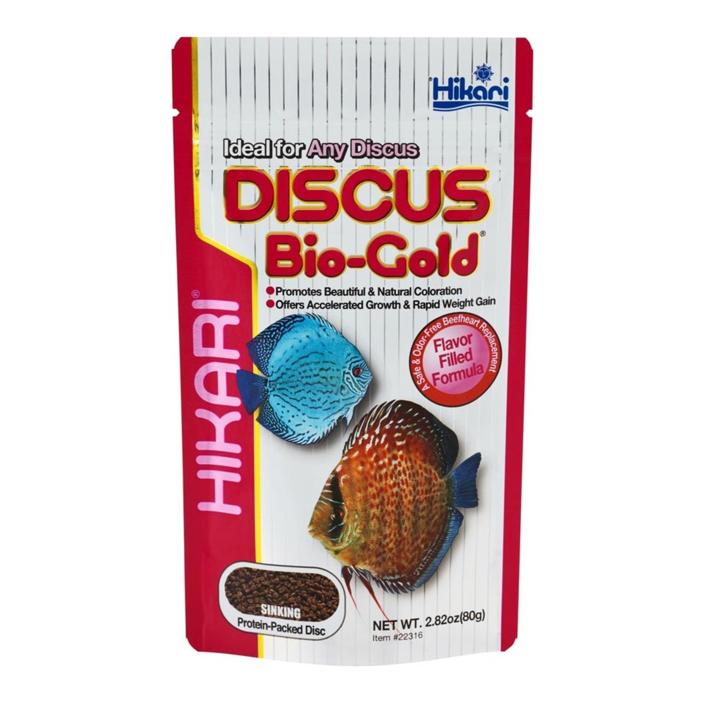 Hikari USA Discus Bio-Gold Sinking Pellets Fish Food 1ea/2.82 oz