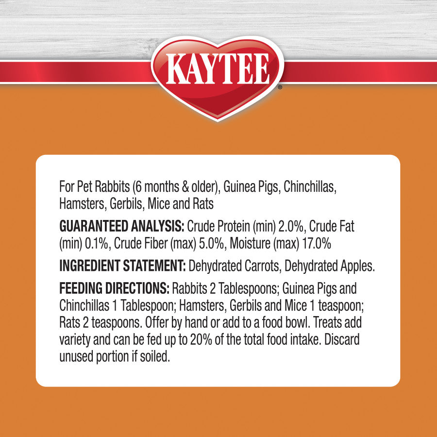 Kaytee Natural Snack with Superfoods Carrot & Apple Carrot and Apple Blend, 1ea/2.5 oz