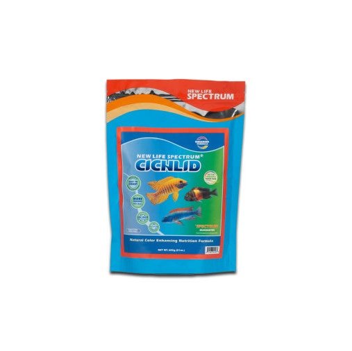 New Life Spectrum Color Enhancing Fish Food for Cichlids 1ea/1 mm, Regular, 600 g