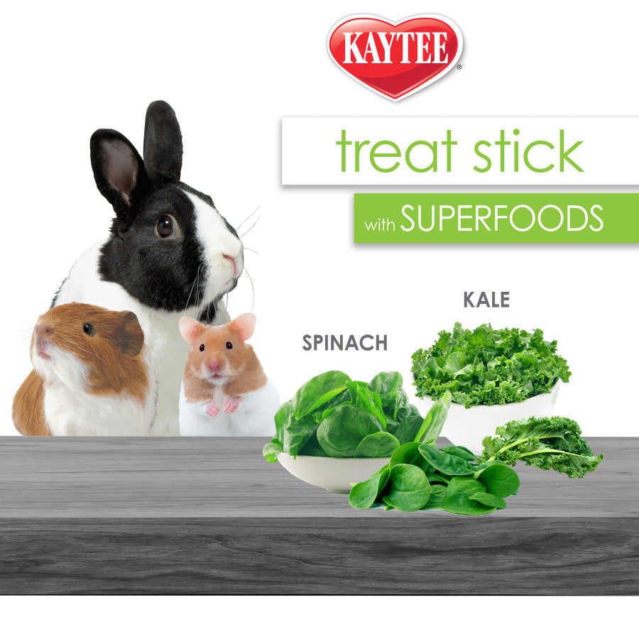 Kaytee Superfood Treat Stick Spinach Kale, 1ea/5.5 oz