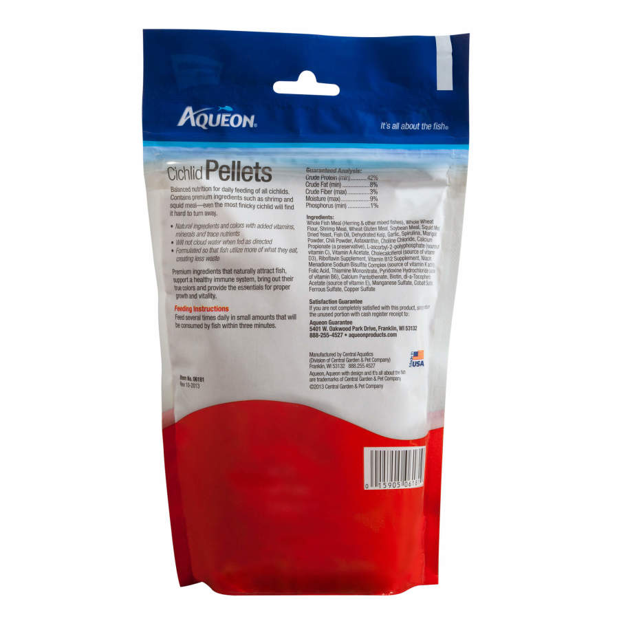 Aqueon Cichlid Food 1ea/Mini 8.5 oz