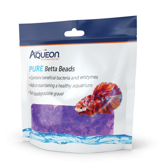 Aqueon Betta Beads Purple,, 1ea/One Pouch