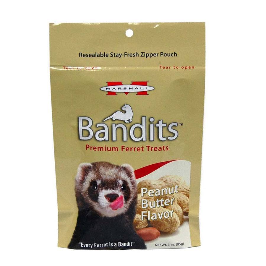 Marshall Pet Products Bandits Ferret Treat Peanut Butter 1ea/3 oz