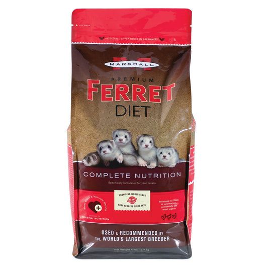 Marshall Pet Products Premium Ferret Diet Dry Food 1ea/6 lb