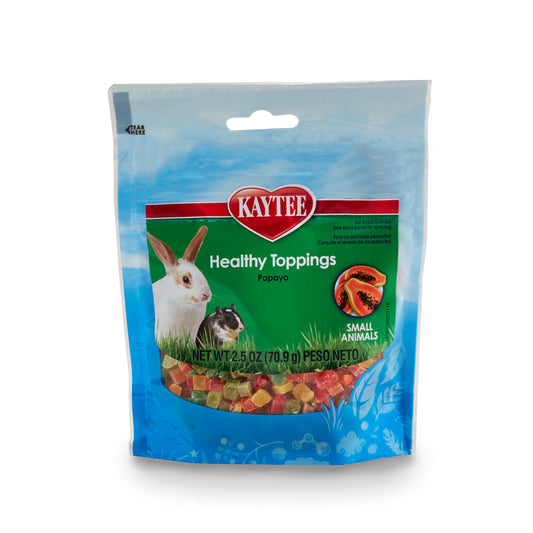 Kaytee Healthy Toppings Papaya Treat for Small Animals 1ea/2.5 oz