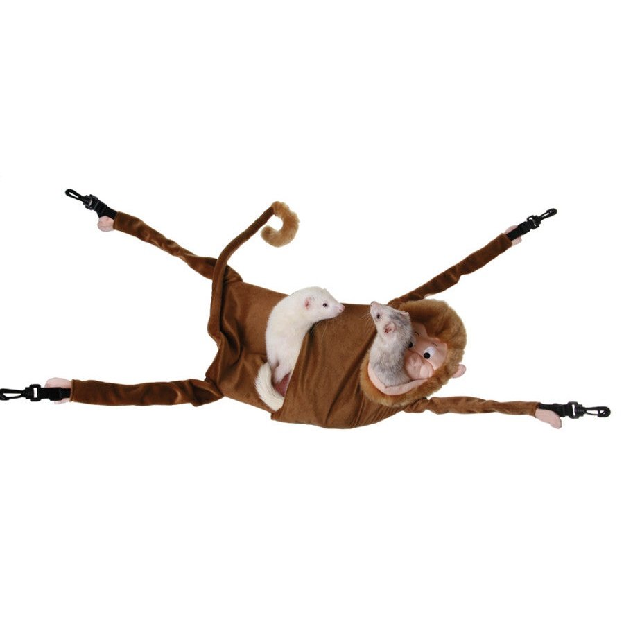 Marshall Pet Products Ferrets Hangin' Monkey Hammock Brown, 1ea