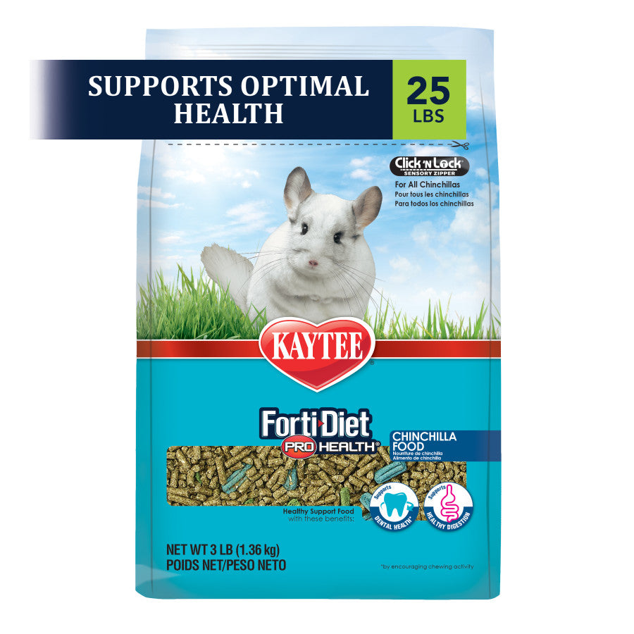 Kaytee Forti Diet Pro Health Chinchilla Food 1ea/25 lb