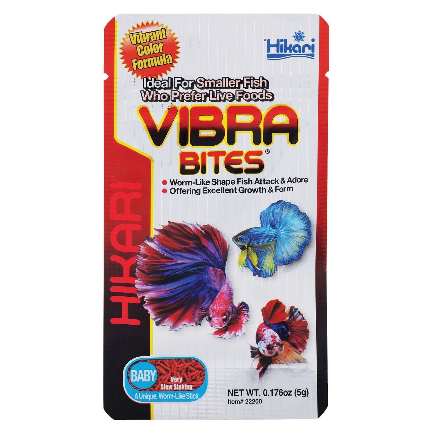 Hikari USA Vibra Bites Betta Fish Food Baby 1ea/0.18 oz