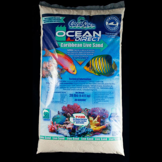 CaribSea Ocean Direct Live Original Grade Aquarium Sand 1ea/20 lb