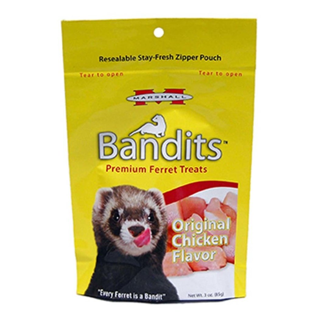 Marshall Pet Products Bandits Ferret Treat Original Chicken 1ea/3 oz