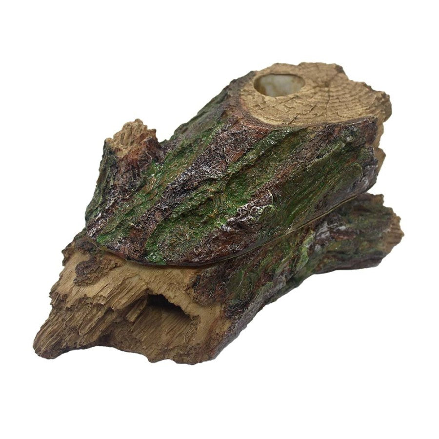 Komodo Forest Den Reptile Hideout Brown, Green, 1ea/One Size