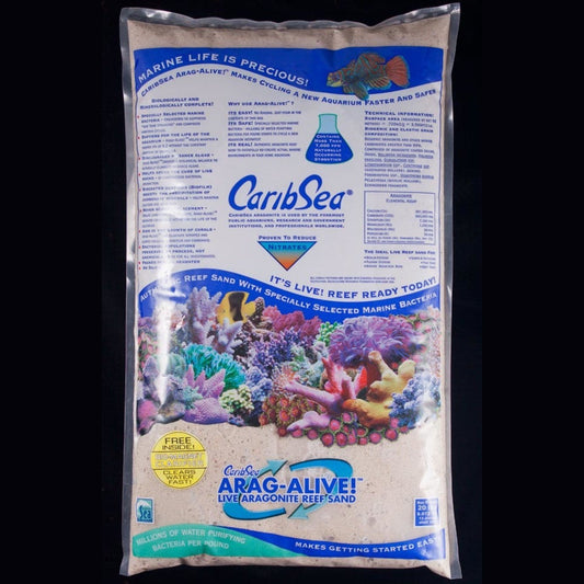 CaribSea Arag-Alive Fiji Pink Aquarium Sand 1ea/20 lb