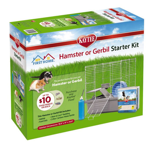 Kaytee My First Home Hamster or Gerbil Starter Kit 1ea/13.5 X 11 X 14.5