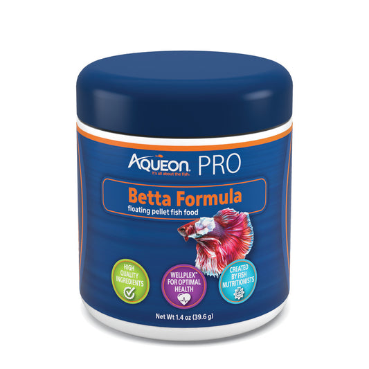 Aqueon PRO Pellet Fish Food Betta Formula, 1ea/1.4 oz