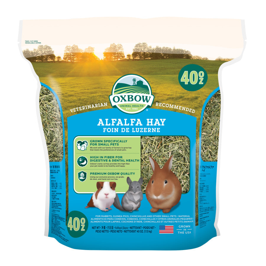 Oxbow Animal Health Alfalfa Hay Small Animal Treat 1ea/40 oz