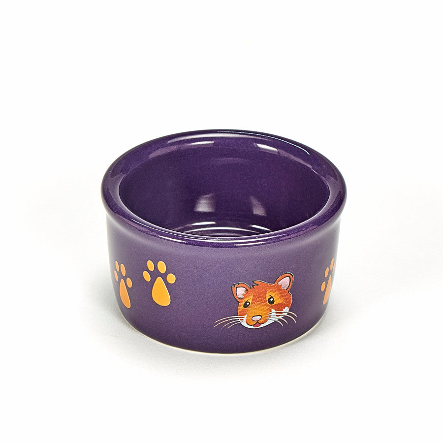 Kaytee Paw-Print PetWare Bowl Hamster, 1ea/3 in