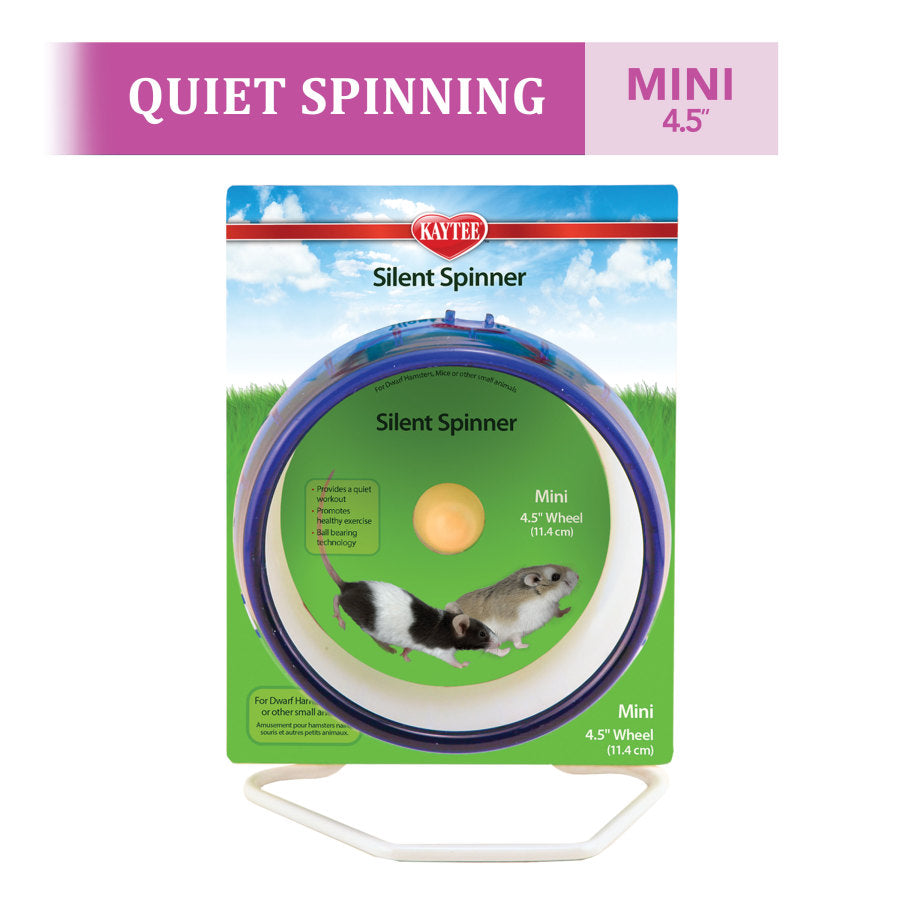 Kaytee Silent Spinner Wheel Clear, 1ea/4.5 in