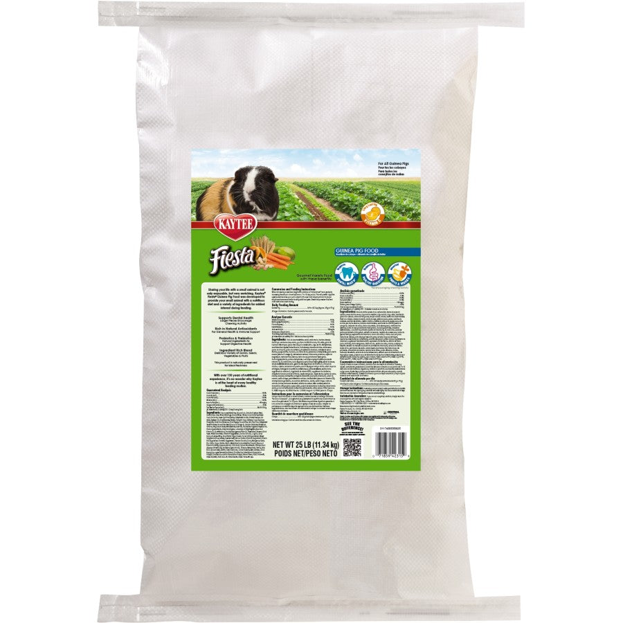 Kaytee Fiesta Guinea Pig Food 1ea/25 lb