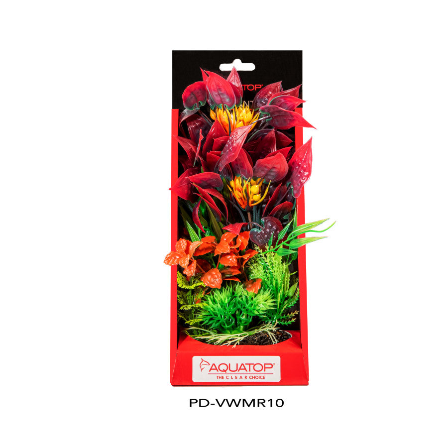 Aquatop Vibrant Wild Plant Mixed Red, 1ea/10 in