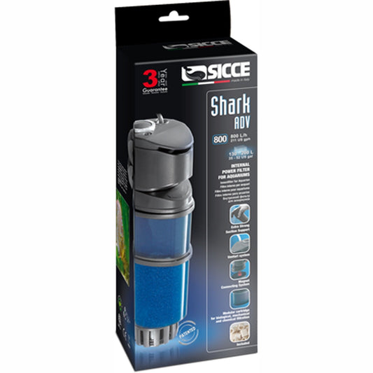 Sicce SHARK ADV 800 Internal Filter - 211 GPH 1ea