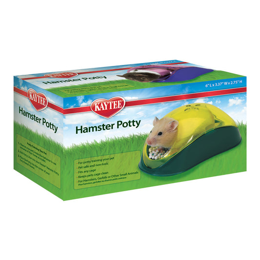 Kaytee Hamster Potty Assorted, 1ea/6 in X 3.5 in X 2.75 in