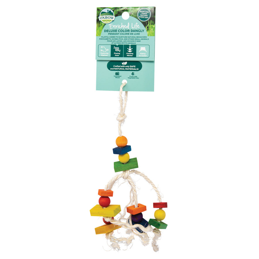 Oxbow Animal Health Enriched Life Deluxe Color Dangly Small Animal Toy 1ea/One Size