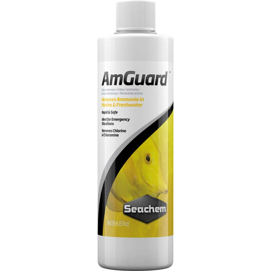 Seachem Laboratories AmGuard Ammonia Detoxifier 1ea/8.5 fl oz