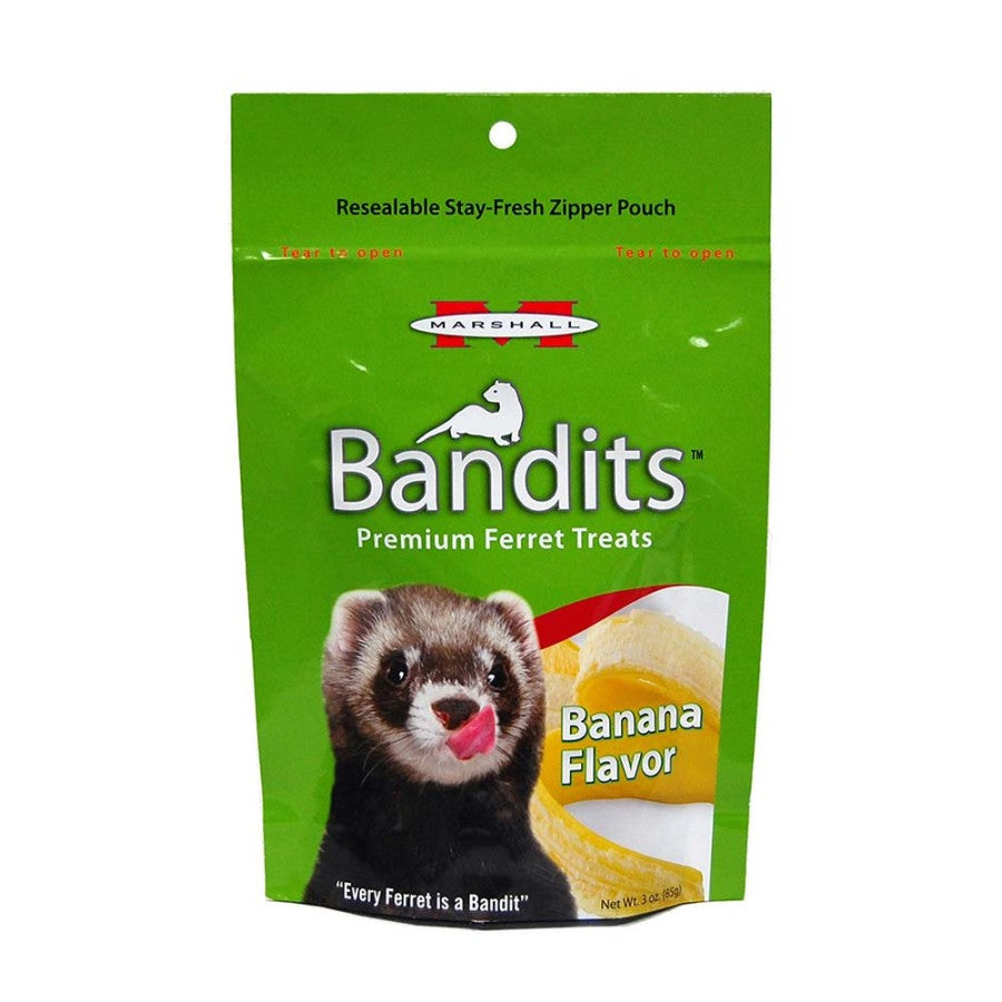 Marshall Pet Products Bandits Ferret Treat Banana 1ea/3 oz