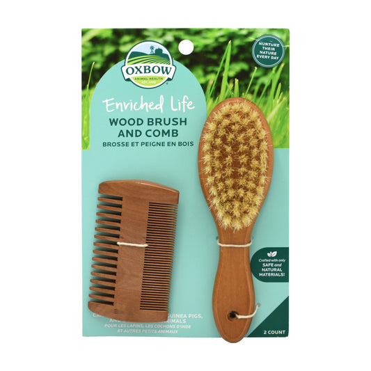 Oxbow Animal Health Enriched Life Small Animal Wood Brush & Comb 1ea/One Size